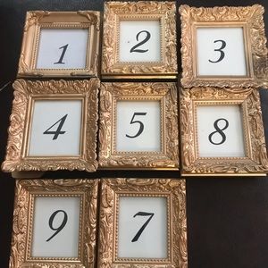 Set of Assorted Gold Frames Bundle